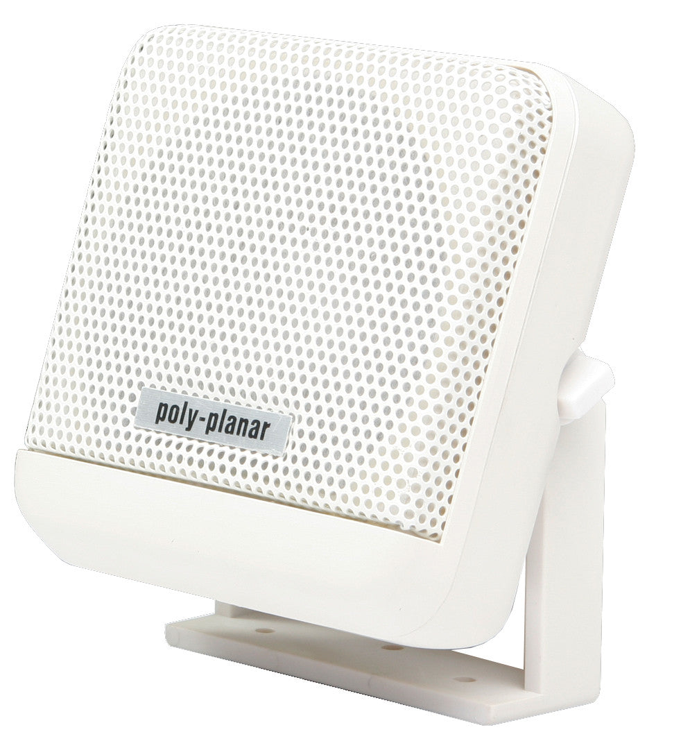PolyPlanar VHF Extension Speaker -10W Surface Mount - (Single) White - Reel Draggin' Tackle