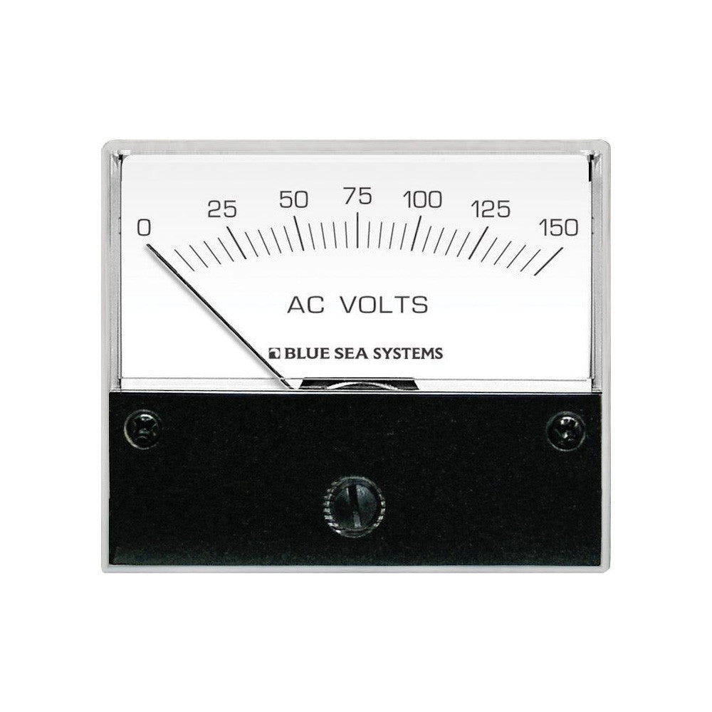 Blue Sea 9353 AC Analog Voltmeter 0-150 Volts AC - Reel Draggin' Tackle