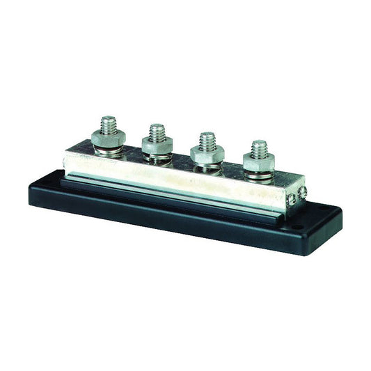 Blue Sea 2104 PowerBar 600 Ampere Cable Connector 4 x 3/8 16 Stud Terminal - Reel Draggin' Tackle