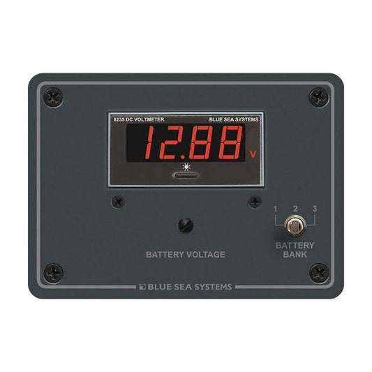 Blue Sea 8051 DC Digital Voltmeter Panel - Reel Draggin' Tackle