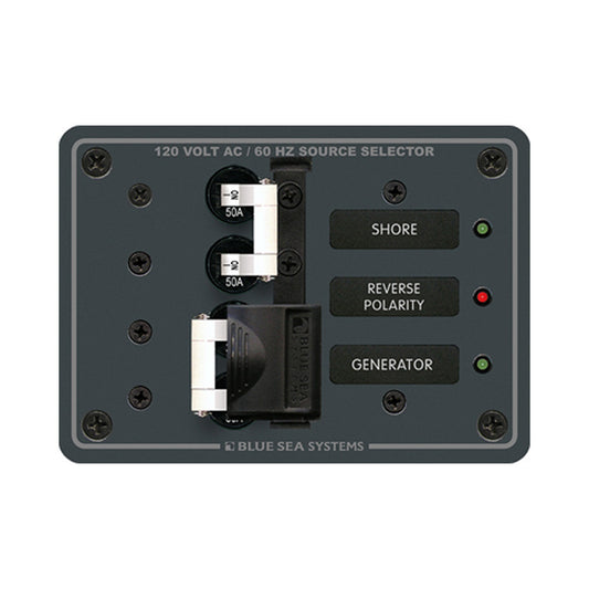 Blue Sea 8061 AC Toggle Source Selector 120v AC 50A - Reel Draggin' Tackle