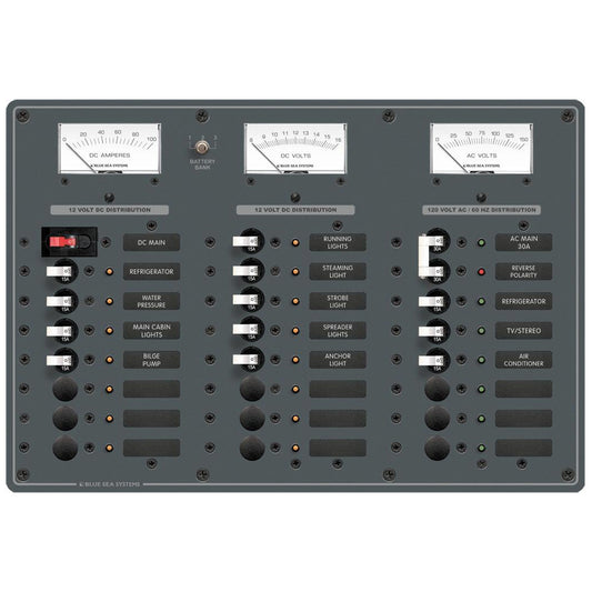 Blue Sea 8184 AC Main + 6 Positions / DC Main +15 Positions - Reel Draggin' Tackle