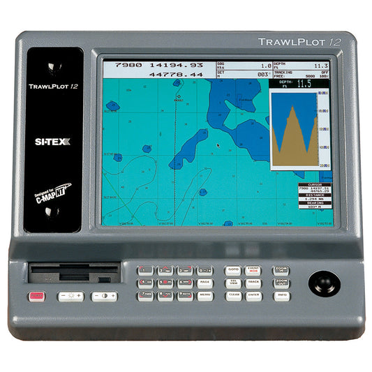 SI-TEX TRAWLPLOT 12 SD Color Chartplotter w/WAAS Receiver - Reel Draggin' Tackle