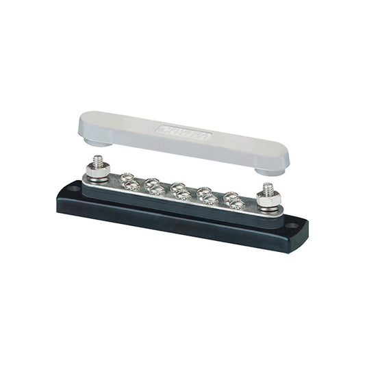 Blue Sea 2300, 150 Ampere Common BusBar 10 x #8-32 Screw Terminal w/Cover - Reel Draggin' Tackle