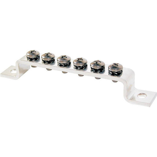 Blue Sea 2306 MiniBus 100 Ampere Common BusBar Grounding BusBar 6 x 8-32 Screw Terminal - Reel Draggin' Tackle