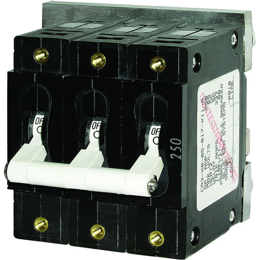 Blue Sea 7290 C-Series Triple Pole Circuit Breaker - 100A - Reel Draggin' Tackle