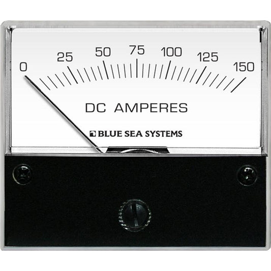 Blue Sea 8018 DC Analog Ammeter - 2-3/4" Face, 0-150 Amperes DC - Reel Draggin' Tackle