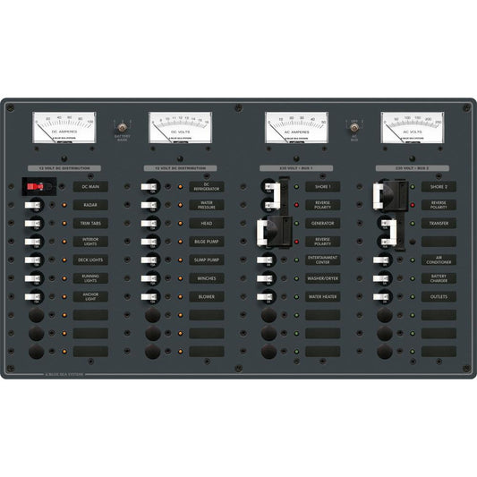 Blue Sea 8186 AC 2 Sources + 12 Positions/DC Main + 19 Positions - Reel Draggin' Tackle