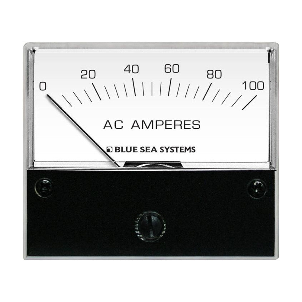 Blue Sea 8258 AC Analog Ammeter - 2-3/4&#34; Face, 0-100 Amperes AC - Reel Draggin' Tackle