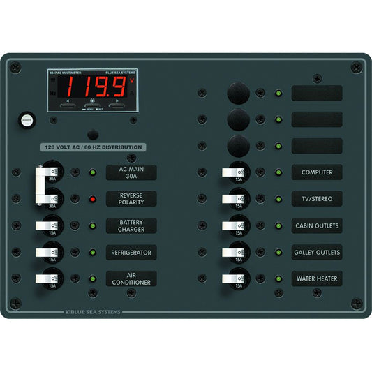 Blue Sea 8407 AC Main + 11 Positions - Reel Draggin' Tackle