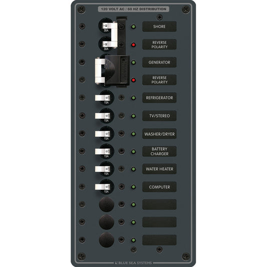 Blue Sea 8466 AC 2 Sources + 9 Positions - Reel Draggin' Tackle