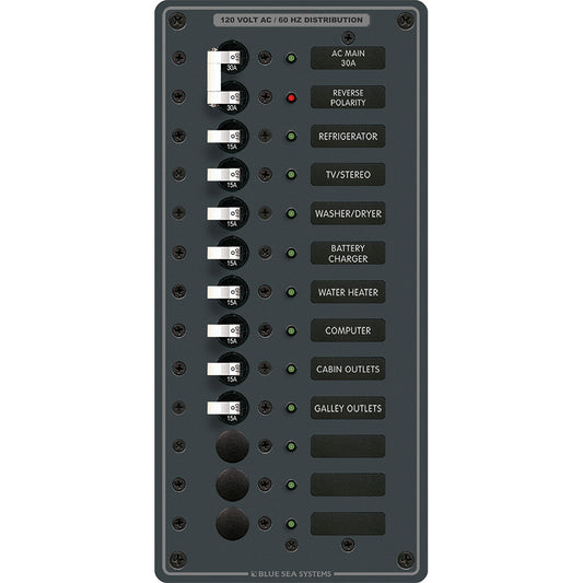 Blue Sea 8485 AC Main + 11 Positions - Reel Draggin' Tackle