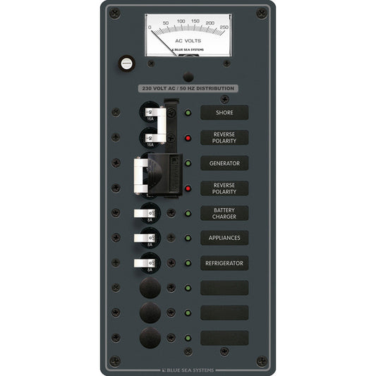 Blue Sea 8589 AC Toggle Source Selector (230V) - 2 Sources + 6 Positions - Reel Draggin' Tackle