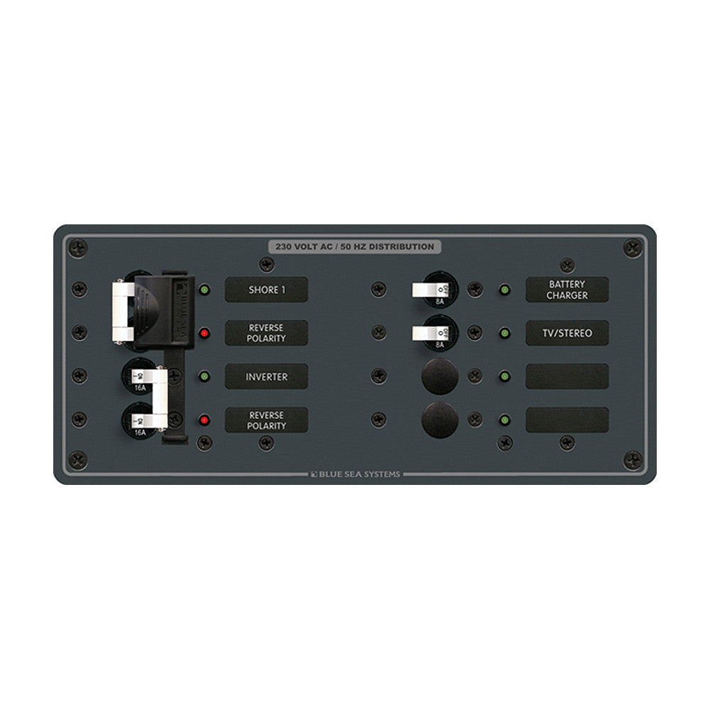 Blue Sea 8599 AC Toggle Source Selector (230V) - 2 Sources + 4 Positions - Reel Draggin' Tackle