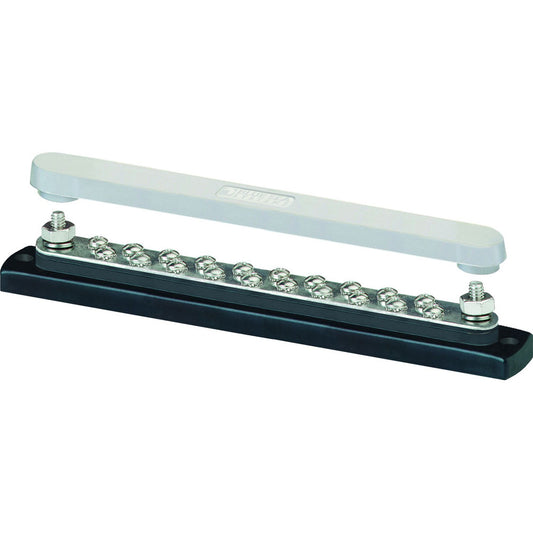 Blue Sea 2312, 150 Ampere Common Busbar 20 x 8-32 Screw Terminal with Cover - Reel Draggin' Tackle