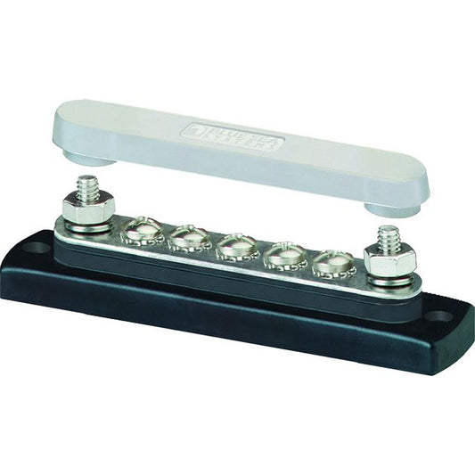 Blue Sea 2314 MiniBus 100 Ampere Common BusBar 5 x 8-32 Screw Terminal with Cover - Reel Draggin' Tackle