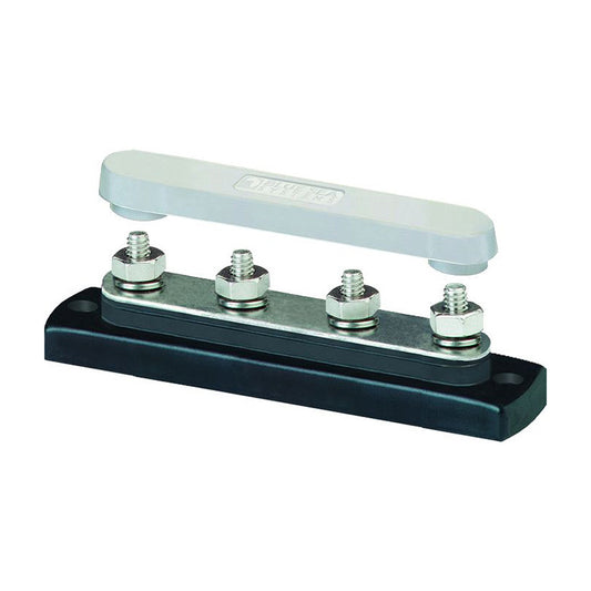 Blue Sea 2315 MiniBus 100 Ampere Common BusBar 4 x 10-32 Stud Terminal with Cover - Reel Draggin' Tackle