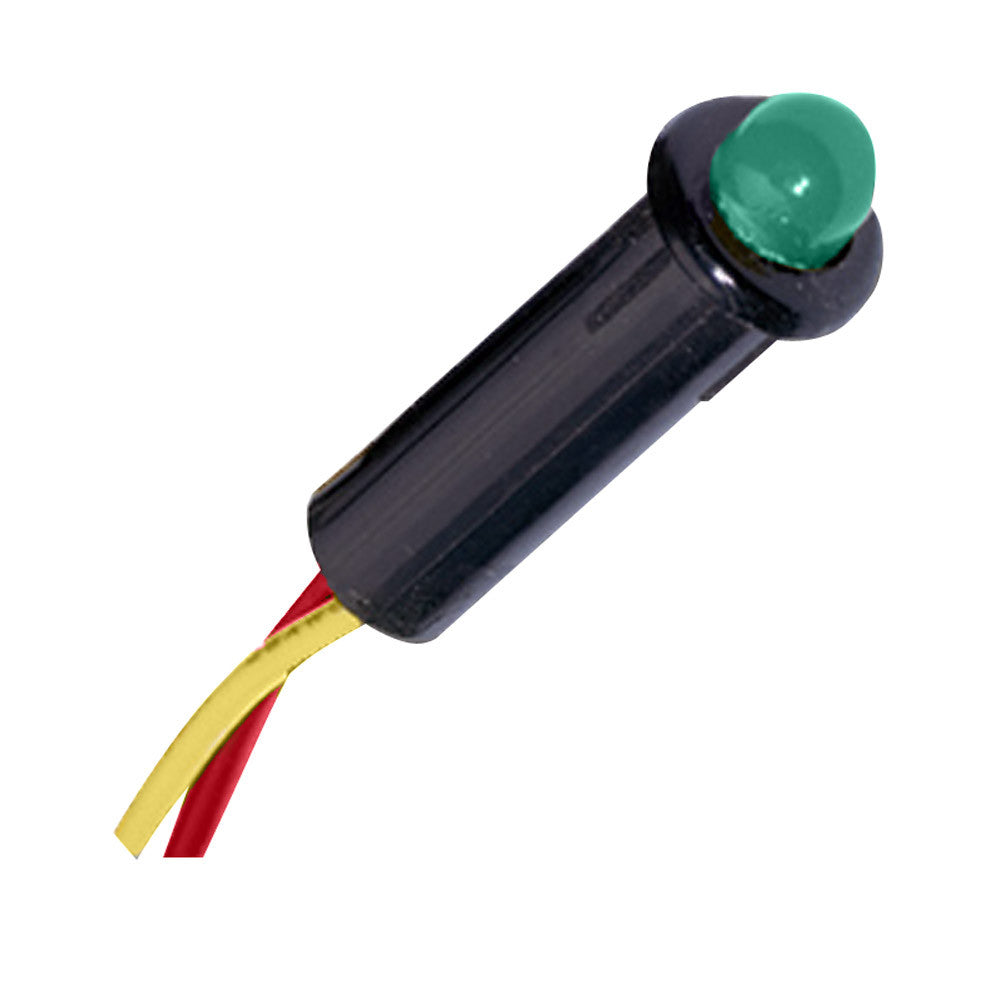 Paneltronics LED Indicator Light - Green - 12-14 VDC - 1/4&#34; - Reel Draggin' Tackle