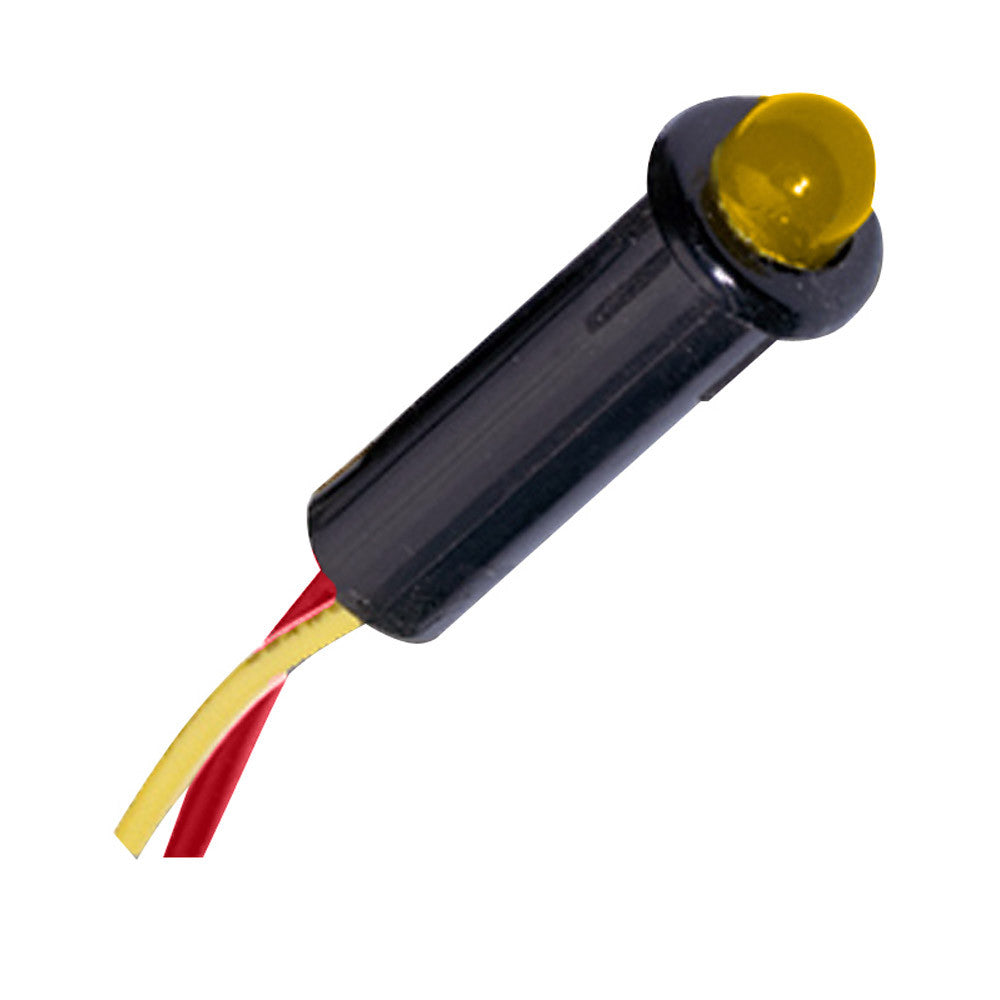 Paneltronics LED Indicator Light - Amber - 24 VDC - 1/4&#34; - Reel Draggin' Tackle