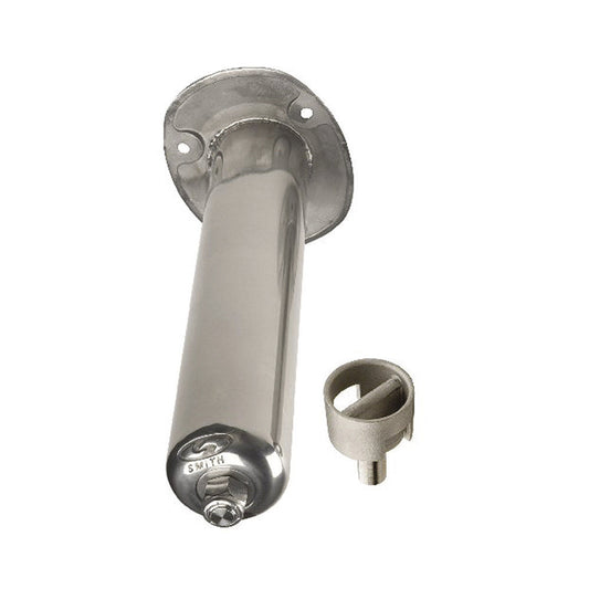 C.E. Smith Stainless Steel Flush Mount Rod Holder - 0 Degree - Reel Draggin' Tackle