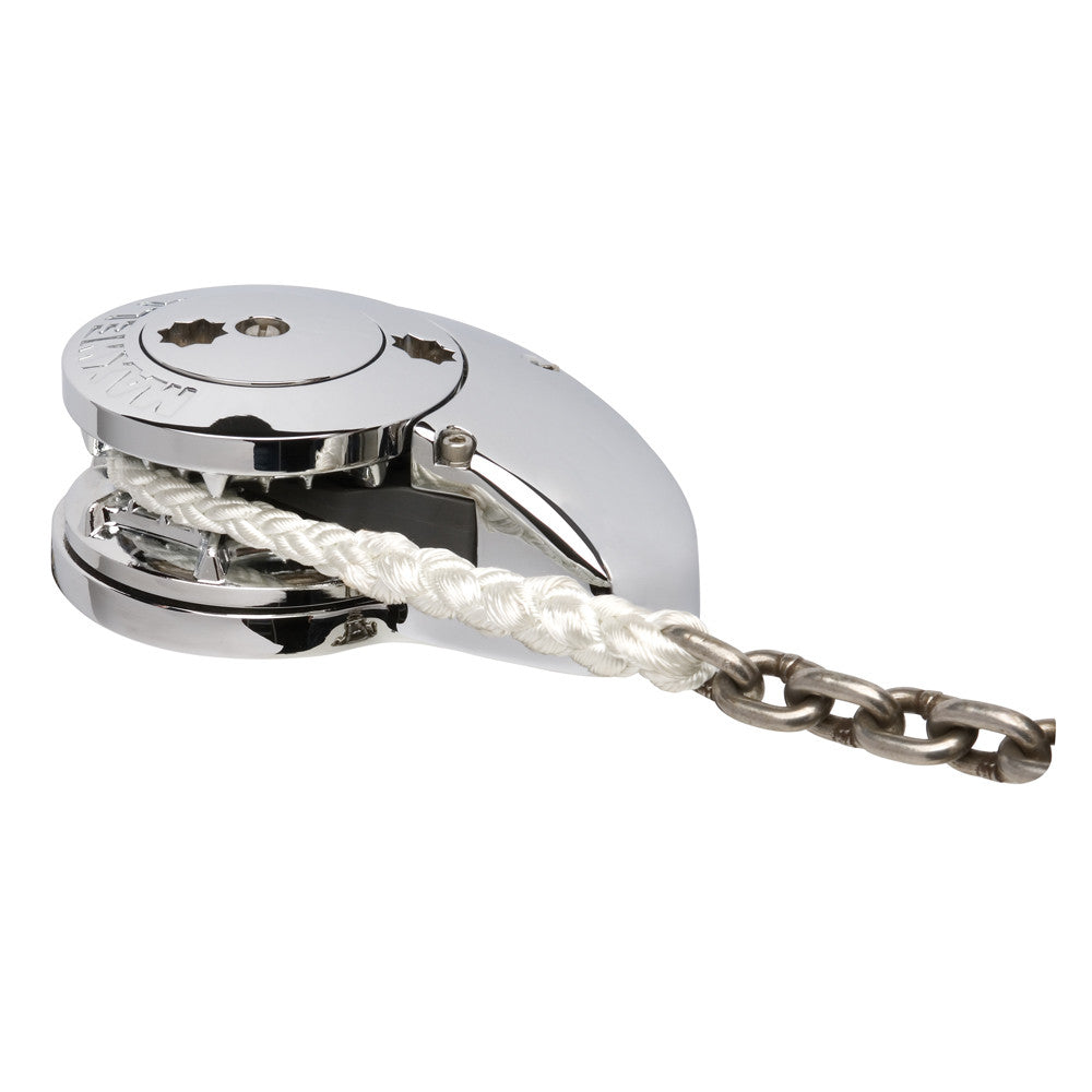 Maxwell RC10/10 12V Automatic Rope Chain Windlass 3/8&#34; Chain to 5/8&#34; Rope - Reel Draggin' Tackle