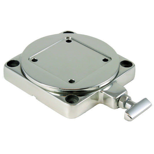 Cannon Stainless Steel Low Profile Swivel Base - Reel Draggin' Tackle