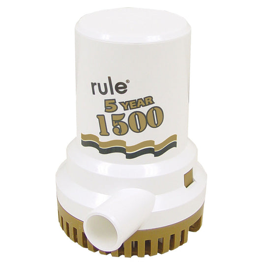 Rule 1500 G.P.H. "Gold Series" Bilge Pump - Reel Draggin' Tackle