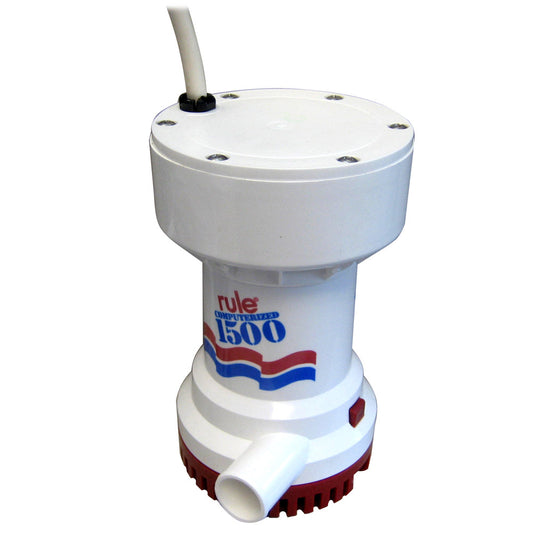Rule 1500 G.P.H. Automatic Bilge Pump - Reel Draggin' Tackle