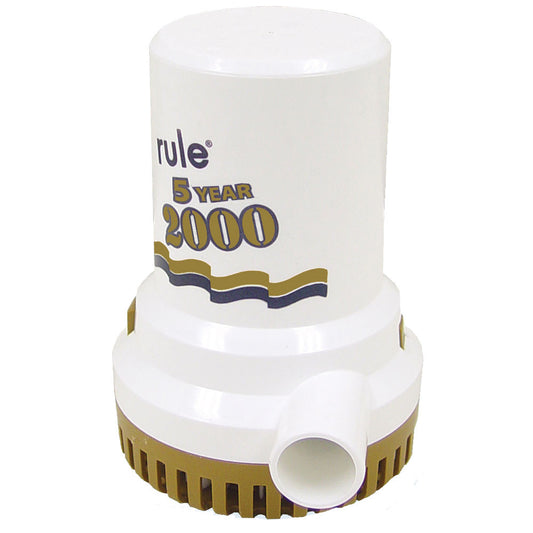 Rule 2000 G.P.H. "Gold Series" Bilge Pump - Reel Draggin' Tackle