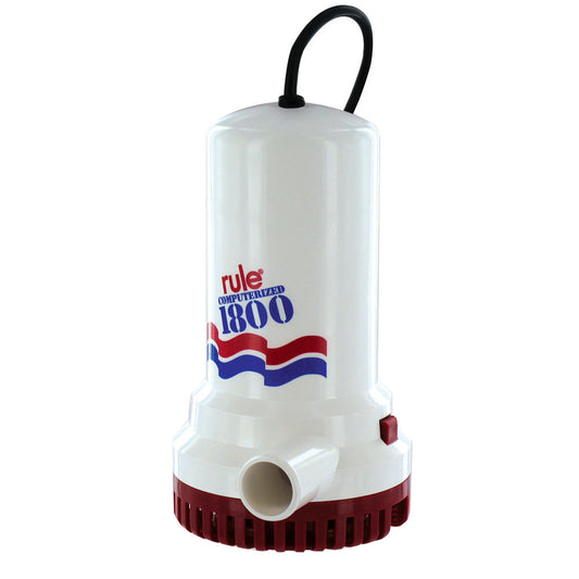 Rule 1800 Sump/Utility Pump w/24' Cord - Reel Draggin' Tackle