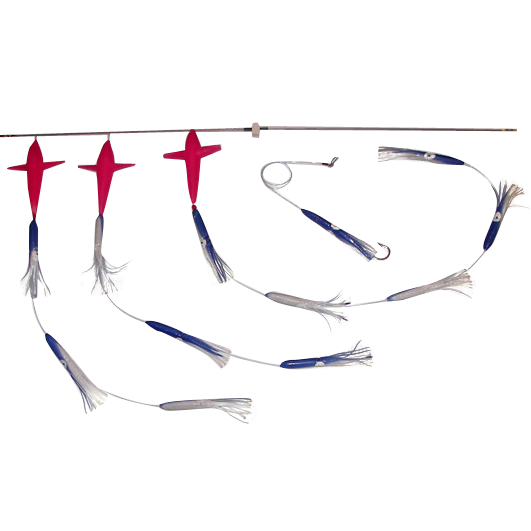Spreader Bars -5 inch Shell Squid BIRD Bars - Reel Draggin' Tackle - 1