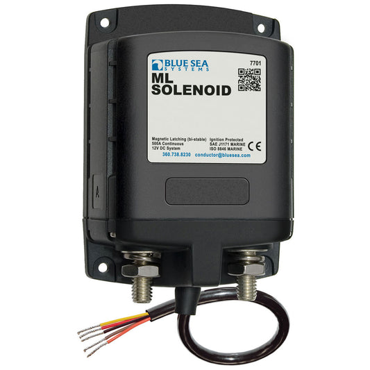 Blue Sea 7701 ML-Series Solenoid w/Contura Switch 12VDC - Reel Draggin' Tackle