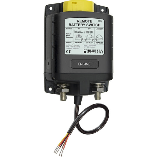 Blue Sea 7702 ML-Series Remote Battery Switch w/Manual Control 24V DC - Reel Draggin' Tackle