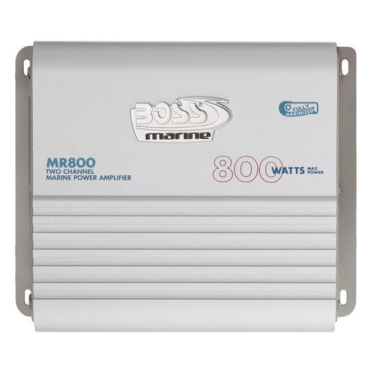 Boss Audio MR800 Marine Power Amplifier 2-Channel MOSFET Bridgeable - Reel Draggin' Tackle