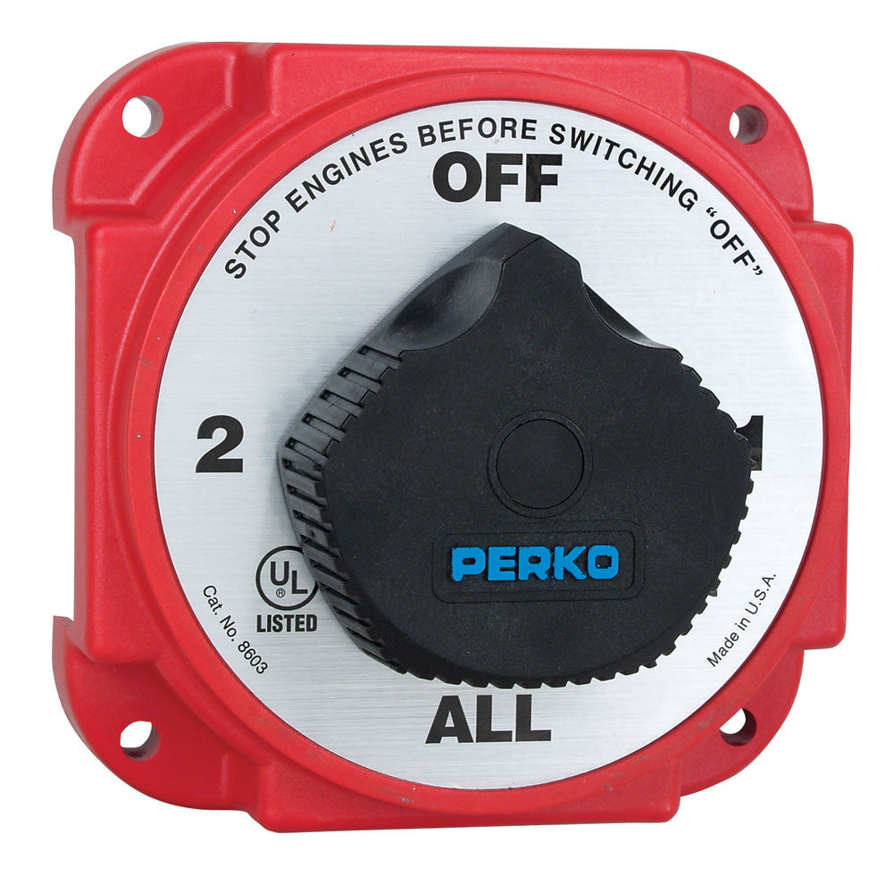 Perko Heavy Duty Battery Selector Switch w/Alternator Field Disconnect - Reel Draggin' Tackle