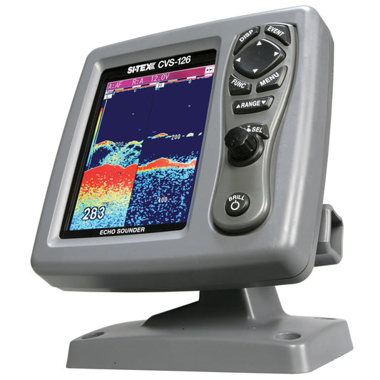 SI-TEX CVS-126 Dual Frequency Color Echo Sounder - Reel Draggin' Tackle