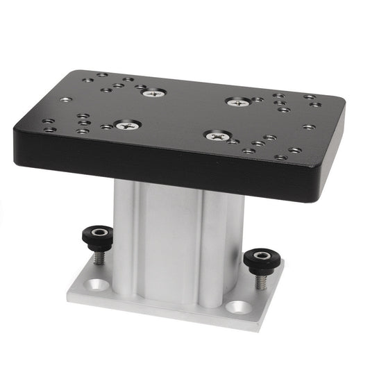 Cannon Aluminum Fixed Base Downrigger Pedestal - 4" - Reel Draggin' Tackle