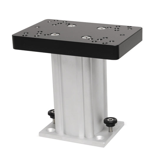 Cannon Aluminum Fixed Base Downrigger Pedestal - 6" - Reel Draggin' Tackle