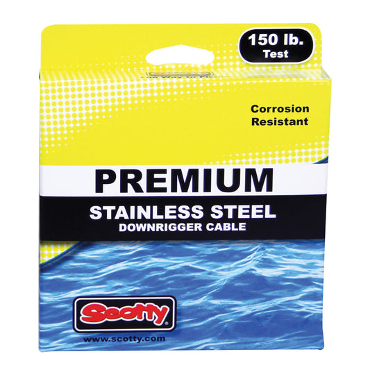 Scotty 200ft Premium Stainless Steel Replacement Cable - Reel Draggin' Tackle