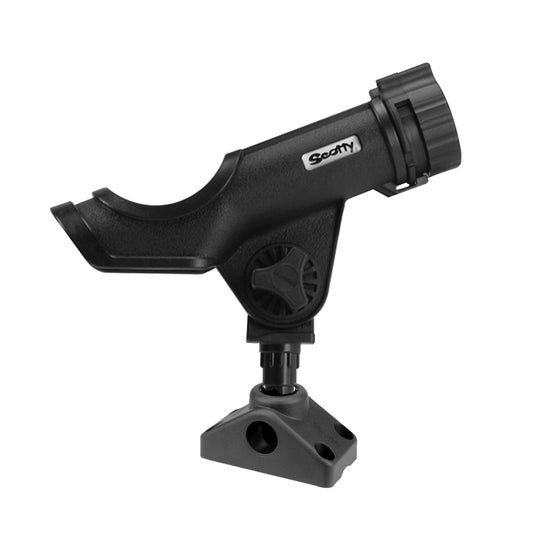 Scotty Powerlock Rod Holder Black w/241 Side/Deck Mount - Reel Draggin' Tackle