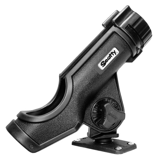 Scotty Powerlock Rod Holder Black w/244 Flush Deck Mount - Reel Draggin' Tackle