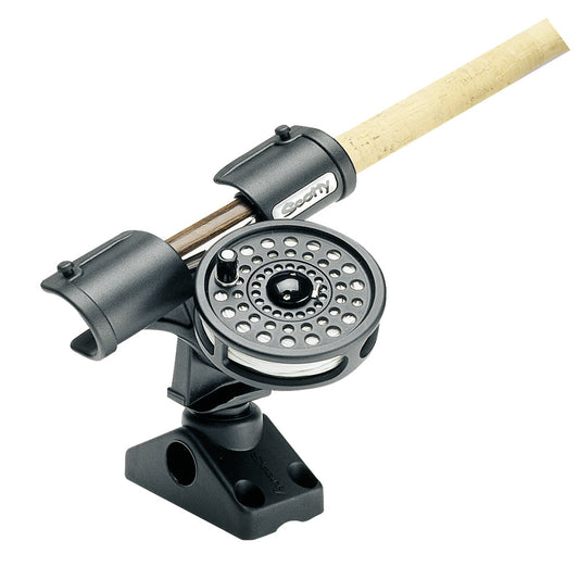 Scotty Fly Rod Holder w/241 Side/Deck Mount - Reel Draggin' Tackle