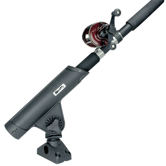 Scotty Rodmaster II Rod Holder w/241 Deck/Side Mount - Black - Reel Draggin' Tackle
