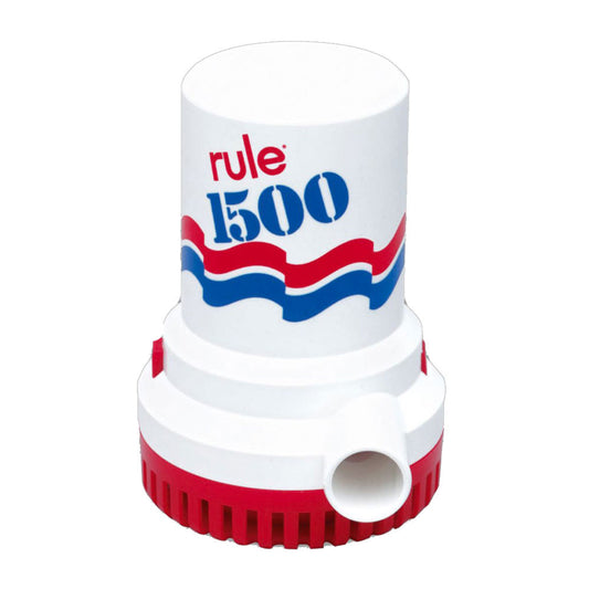Rule 1500 GPH Non-Automatic Bilge Pump - 24v - Reel Draggin' Tackle