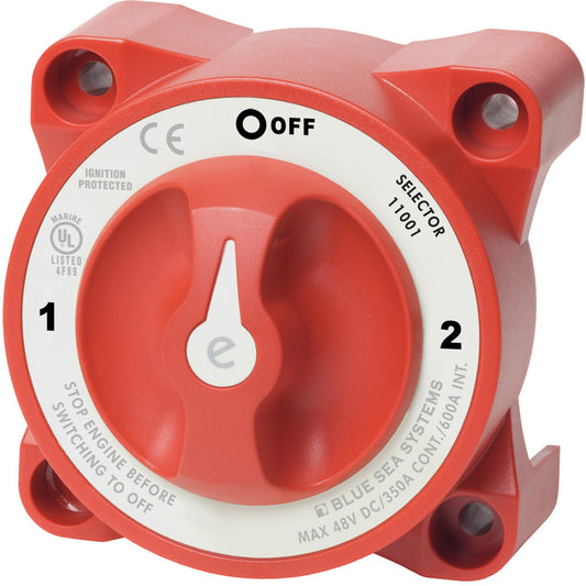 Blue Sea 11001 e-Series Battery Switch w/Alternator Field Disconnect - 3-Position - Reel Draggin' Tackle
