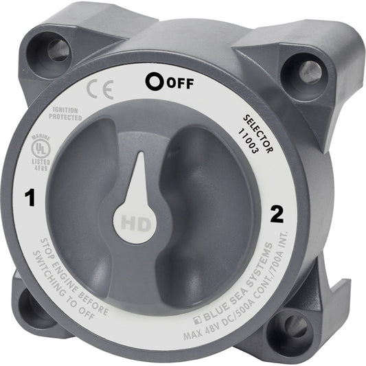 Blue Sea 11003 HD-Series Battery Switch w/Alternator Field Disconnect - 3-Position - Reel Draggin' Tackle
