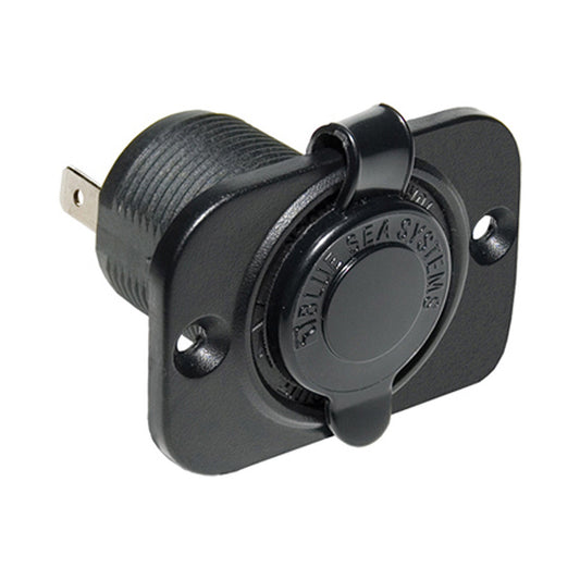 Blue Sea 12 Volt Dash Socket - Black - Reel Draggin' Tackle
