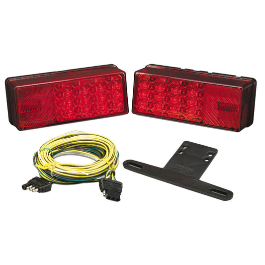 Wesbar 3" x 8" Waterproof LED Over 80" Trailer Light Kit - Reel Draggin' Tackle