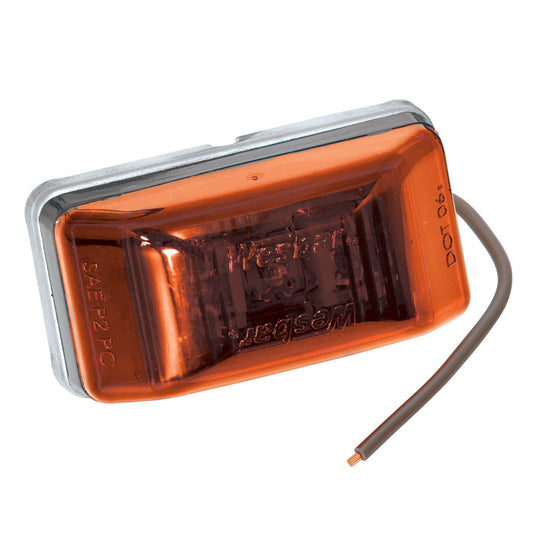 Wesbar LED Clearance-Side Marker Light #99 Series - Amber - Reel Draggin' Tackle