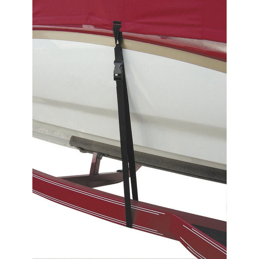 BoatBuckle Snap-Lock Boat Cover Tie-Downs - 1" x 4' - 6-Pack - Reel Draggin' Tackle